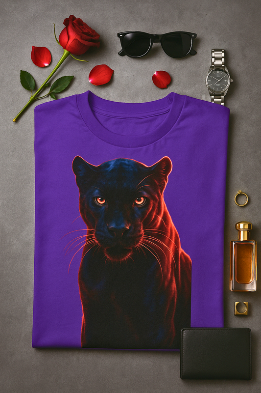 Black Panther T-Shirt – Fierce Wild Cat Graphic Tee | Buyaro™