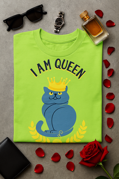Buyaro™ I Am Queen Cat Unisex Classic T-Shirt