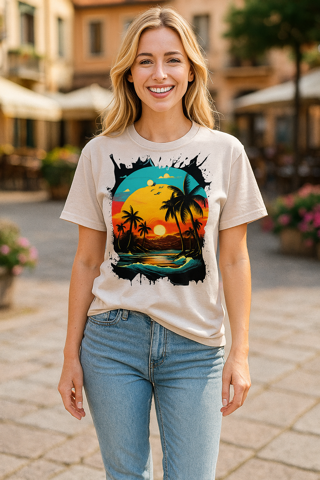 Buyaro™ Sunset Escape Unisex Classic T-Shirt