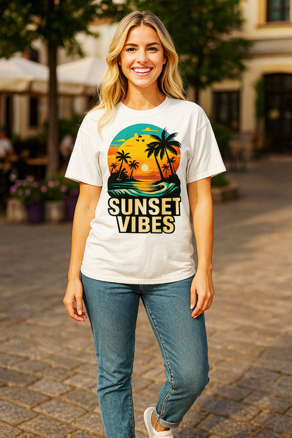 Buyaro™ Sunset Vibes Unisex Classic T-Shirt