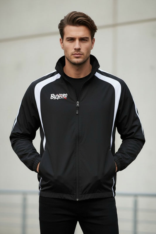 Buyaro™ Colorblock Raglan Jacket – Printed